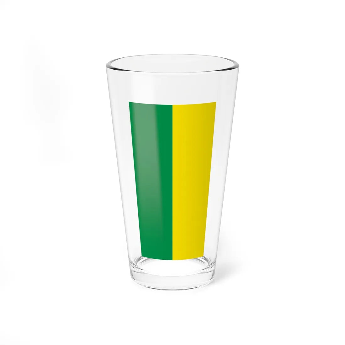 Flag of Skofja Loka vertical (Slovenia) Pint Glass 16oz 16oz - Go Mug Yourself