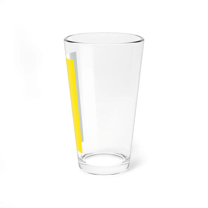 Flag of Skofja Loka vertical (Slovenia) Pint Glass 16oz - Go Mug Yourself