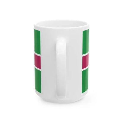 Flag of Skrunda (Latvia) White Coffee Mug - Go Mug Yourself