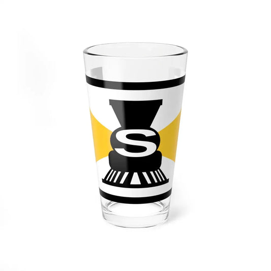Flag of Slater, Iowa - Pint Glass 16oz 16oz - Go Mug Yourself