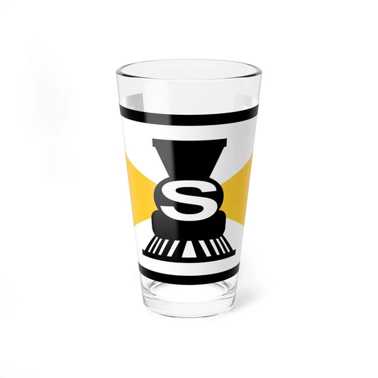 Flag of Slater Iowa (United States) Pint Glass 16oz 16oz - Go Mug Yourself