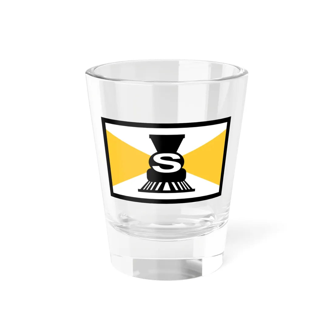 Flag of Slater Iowa (United States) Shot Glass 1.5oz 1.5oz - Go Mug Yourself