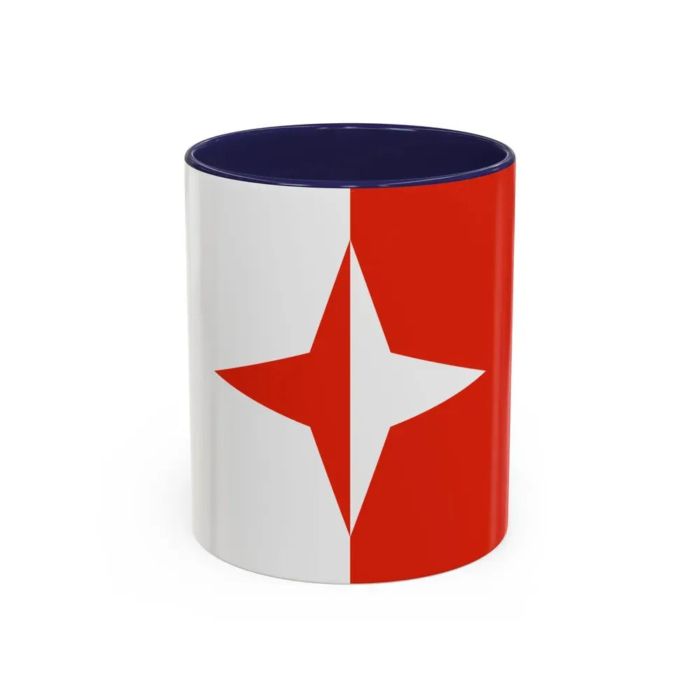 Flag of Sliema Malta - Accent Coffee Mug 11oz Navy - Go Mug Yourself