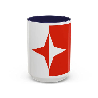 Flag of Sliema Malta - Accent Coffee Mug 15oz Navy - Go Mug Yourself