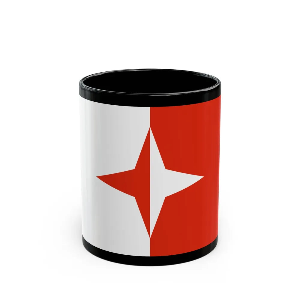 Flag of Sliema Malta - Black Coffee Mug-11oz-Go Mug Yourself