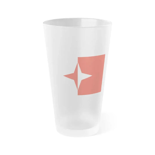 Flag of Sliema Malta - Frosted Pint Glass 16oz 16oz Frosted - Go Mug Yourself