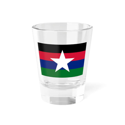 Flag of SLM al-Nur (Sudan) Shot Glass 1.5oz 1.5oz - Go Mug Yourself