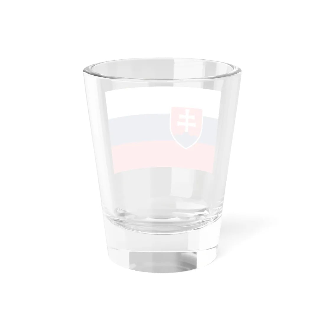 Flag Of Slovakia As Paths (Slovakia) Shot Glass 1.5oz - Go Mug Yourself