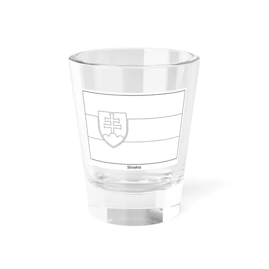 Flag Of Slovakia Colouring Page (Slovakia) Shot Glass 1.5oz 1.5oz - Go Mug Yourself
