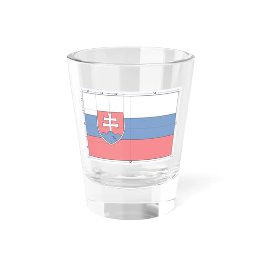 Flag Of Slovakia Construction Sheet (Slovakia) Shot Glass 1.5oz 1.5oz - Go Mug Yourself