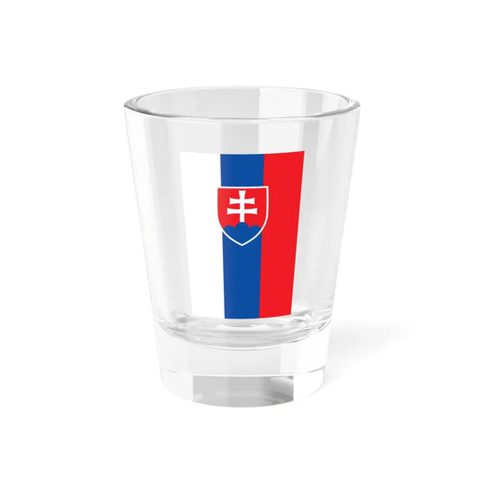 Flag Of Slovakia Vertical (Slovakia) Shot Glass 1.5oz 1.5oz - Go Mug Yourself