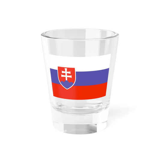 Flag Of Slovakia Wfb 2000 (Slovakia) Shot Glass 1.5oz 1.5oz - Go Mug Yourself