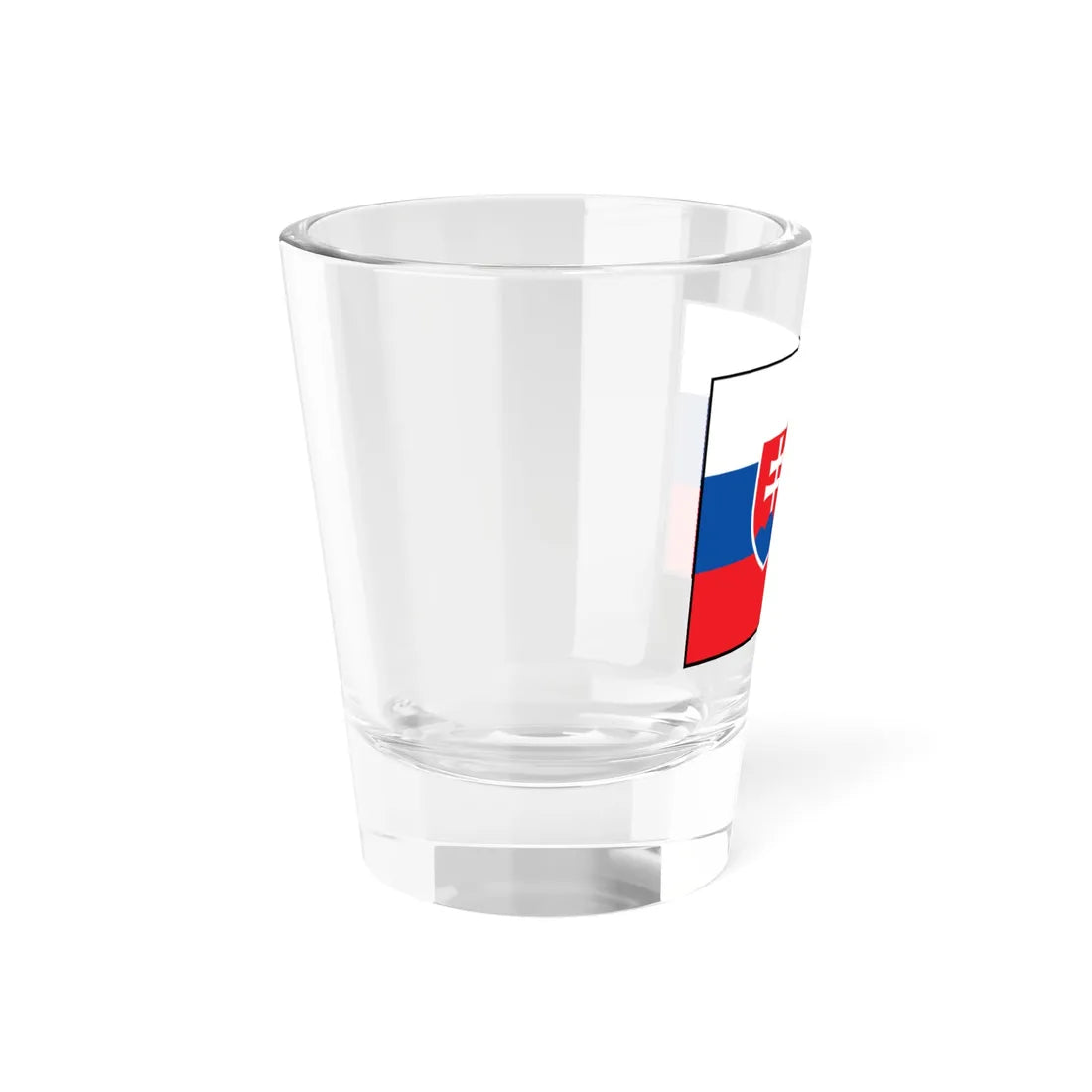 Flag Of Slovakia With Border (Slovakia) Shot Glass 1.5oz - Go Mug Yourself