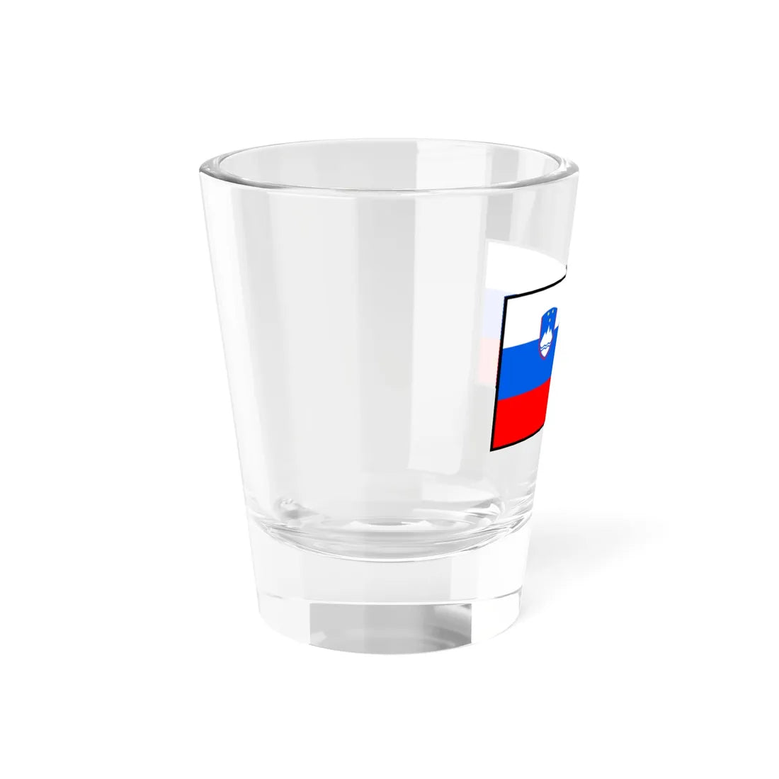Flag of Slovenia bordered (Slovenia) Shot Glass 1.5oz - Go Mug Yourself
