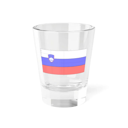 Flag of Slovenia construction sheet (Slovenia) Shot Glass 1.5oz 1.5oz - Go Mug Yourself