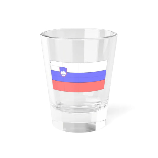 Flag of Slovenia construction sheet (Slovenia) Shot Glass 1.5oz 1.5oz - Go Mug Yourself