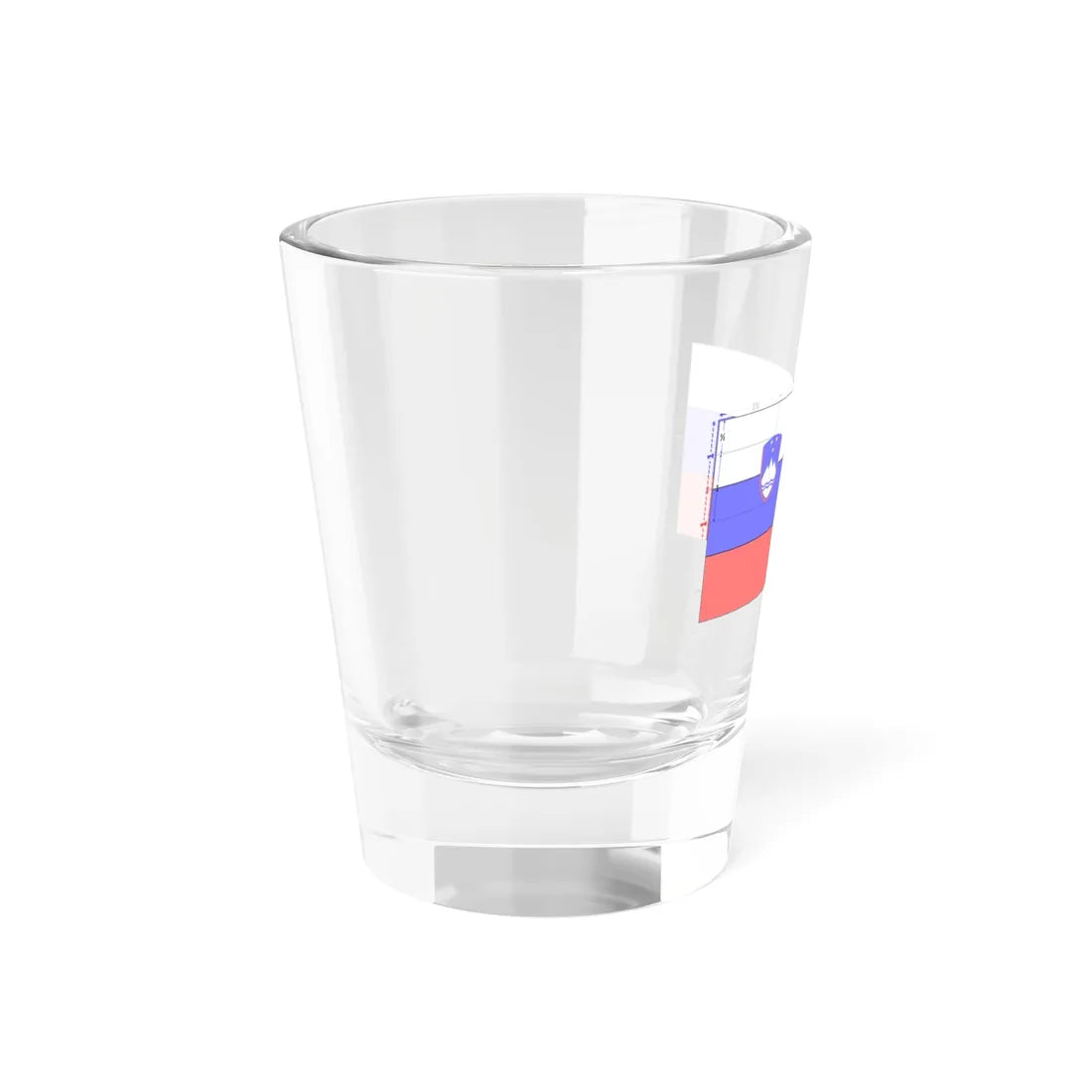 Flag of Slovenia construction sheet (Slovenia) Shot Glass 1.5oz - Go Mug Yourself