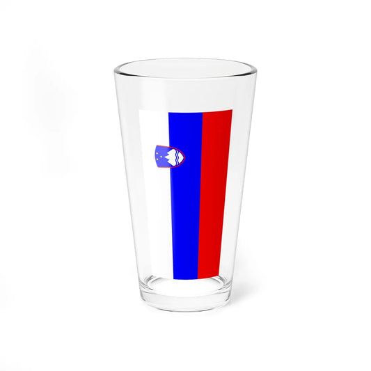 Flag of Slovenia Vertical (Slovenia) Pint Glass 16oz 16oz - Go Mug Yourself