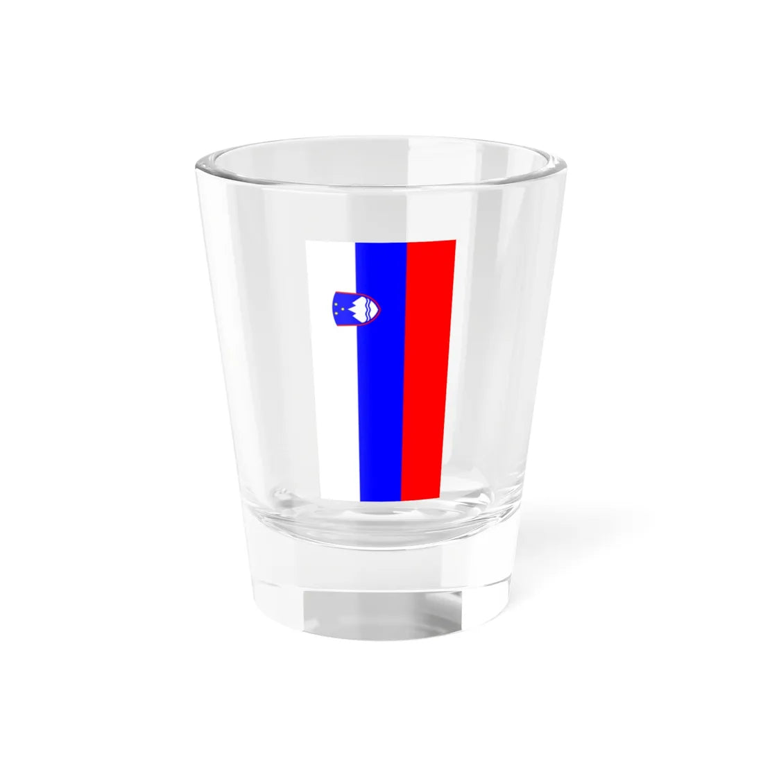 Flag of Slovenia Vertical (Slovenia) Shot Glass 1.5oz 1.5oz - Go Mug Yourself
