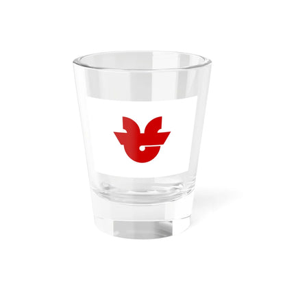 Flag of Sōma Fukushima (Japan) Shot Glass 1.5oz 1.5oz - Go Mug Yourself