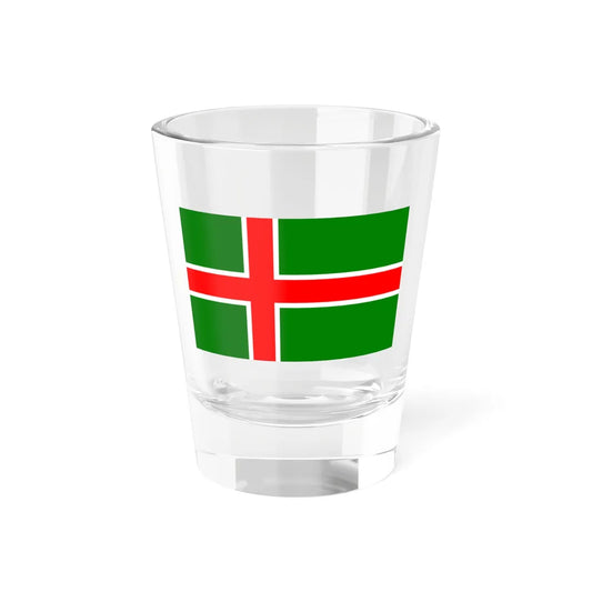 Flag of Smaland (Sweden) Shot Glass 1.5oz 1.5oz - Go Mug Yourself