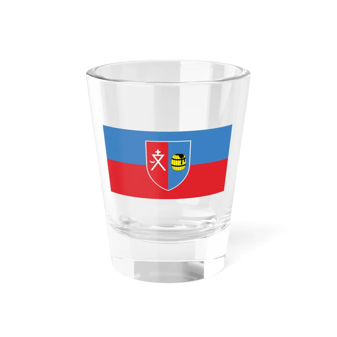 Flag of Smalavičy (Belarus) Shot Glass 1.5oz 1.5oz - Go Mug Yourself