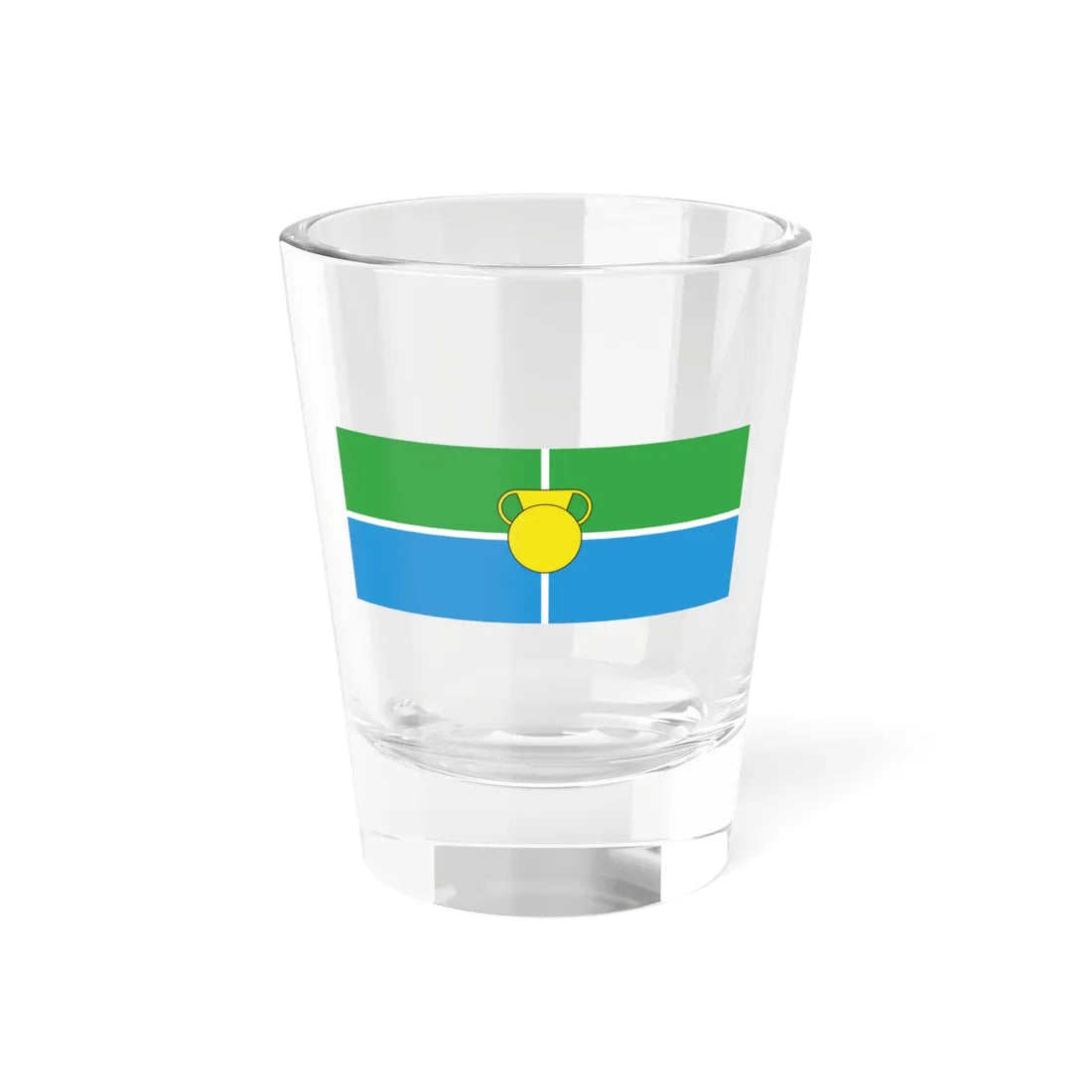 Flag of Smarjeske Toplice (Slovenia) Shot Glass 1.5oz 1.5oz - Go Mug Yourself