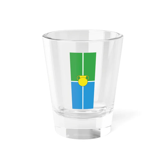 Flag of Smarjeske Toplice vertical (Slovenia) Shot Glass 1.5oz 1.5oz - Go Mug Yourself
