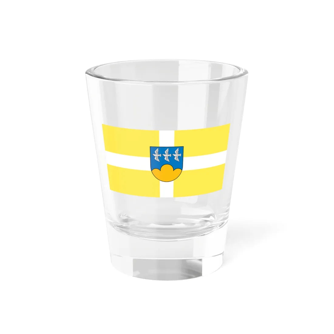 Flag of Smiltene (Latvia) Shot Glass 1.5oz 1.5oz - Go Mug Yourself