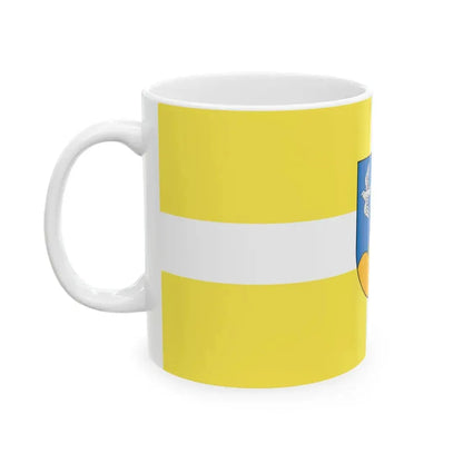 Flag of Smiltene (Latvia) White Coffee Mug - Go Mug Yourself