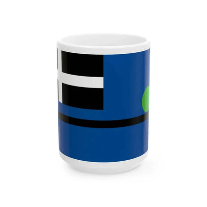 Flag of Smith Island Maryland (United States) White Coffee Mug 15oz - Go Mug Yourself