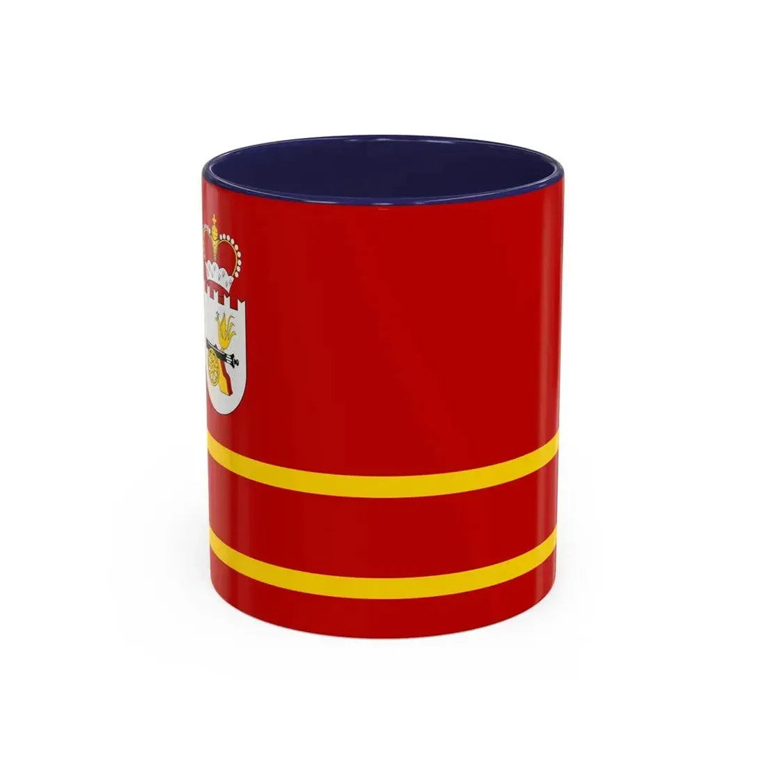 Flag of Smolensk Oblast Russia - Accent Coffee Mug 11oz Navy - Go Mug Yourself