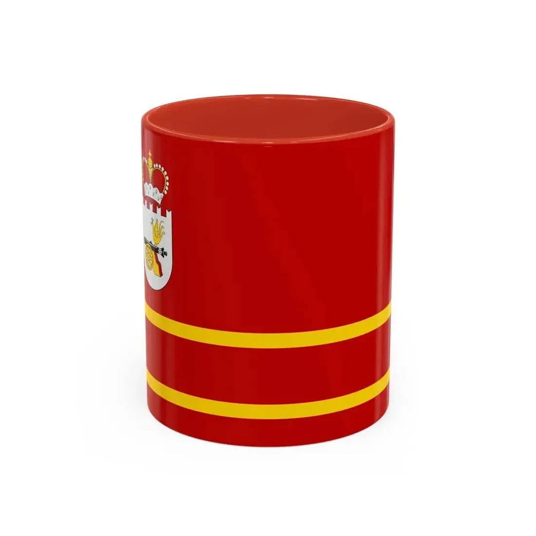 Flag of Smolensk Oblast Russia - Accent Coffee Mug 11oz Red - Go Mug Yourself