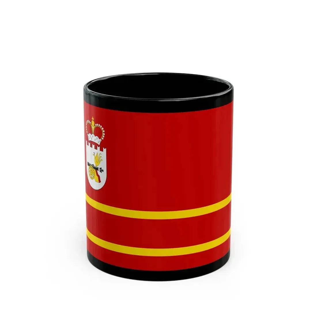 Flag of Smolensk Oblast Russia - Black Coffee Mug 11oz - Go Mug Yourself
