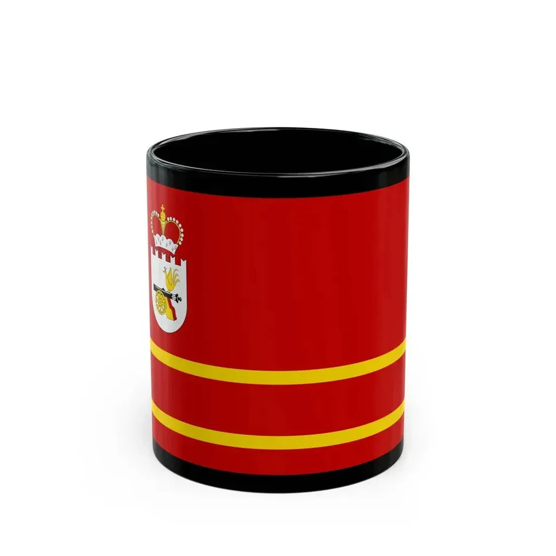 Flag of Smolensk Oblast Russia - Black Coffee Mug 11oz - Go Mug Yourself