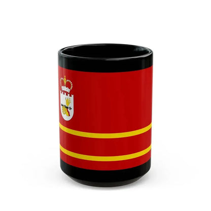 Flag of Smolensk Oblast Russia - Black Coffee Mug 15oz - Go Mug Yourself