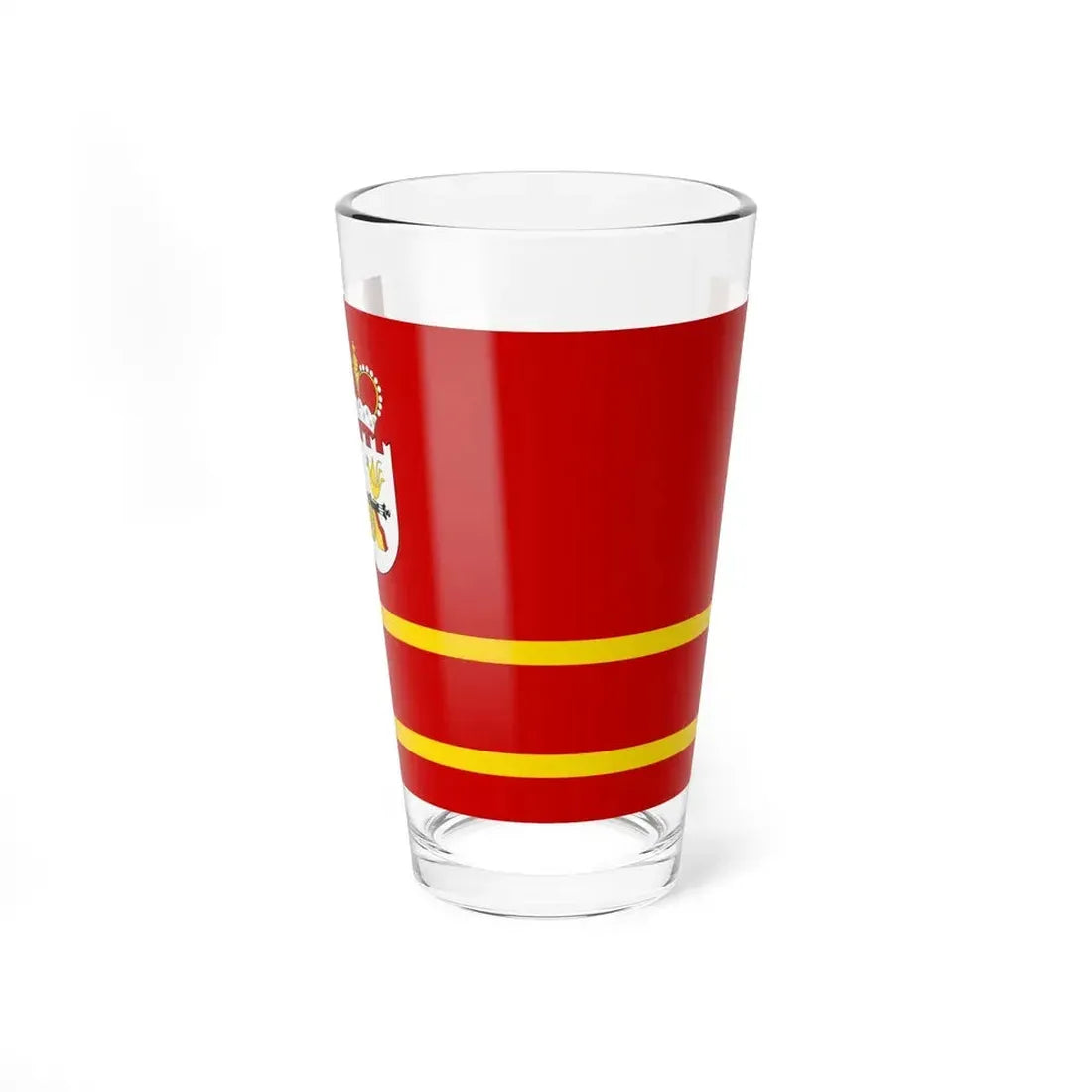 Flag of Smolensk Oblast Russia - Pint Glass 16oz 16oz - Go Mug Yourself