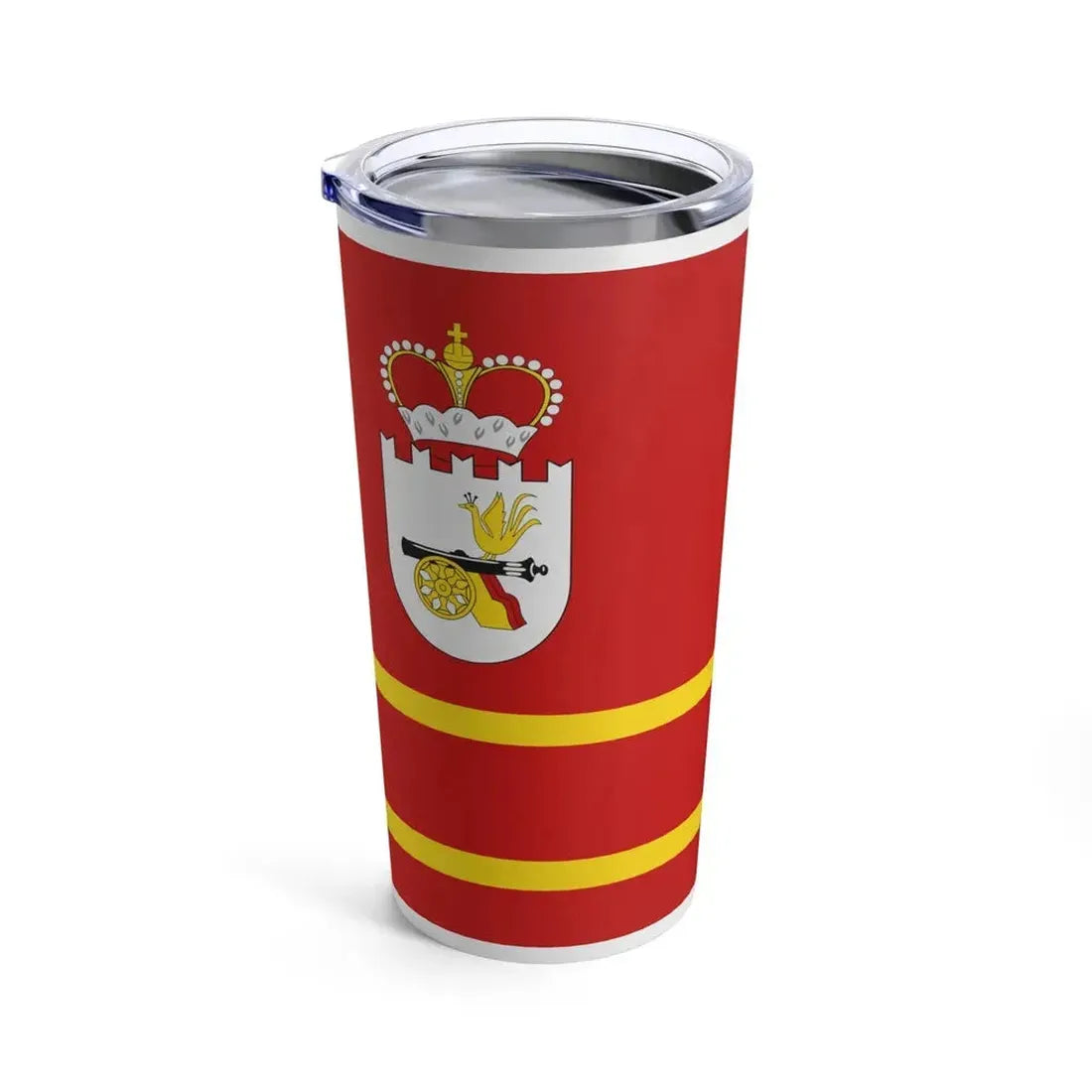 Flag of Smolensk Oblast Russia - Tumbler 20oz - Go Mug Yourself