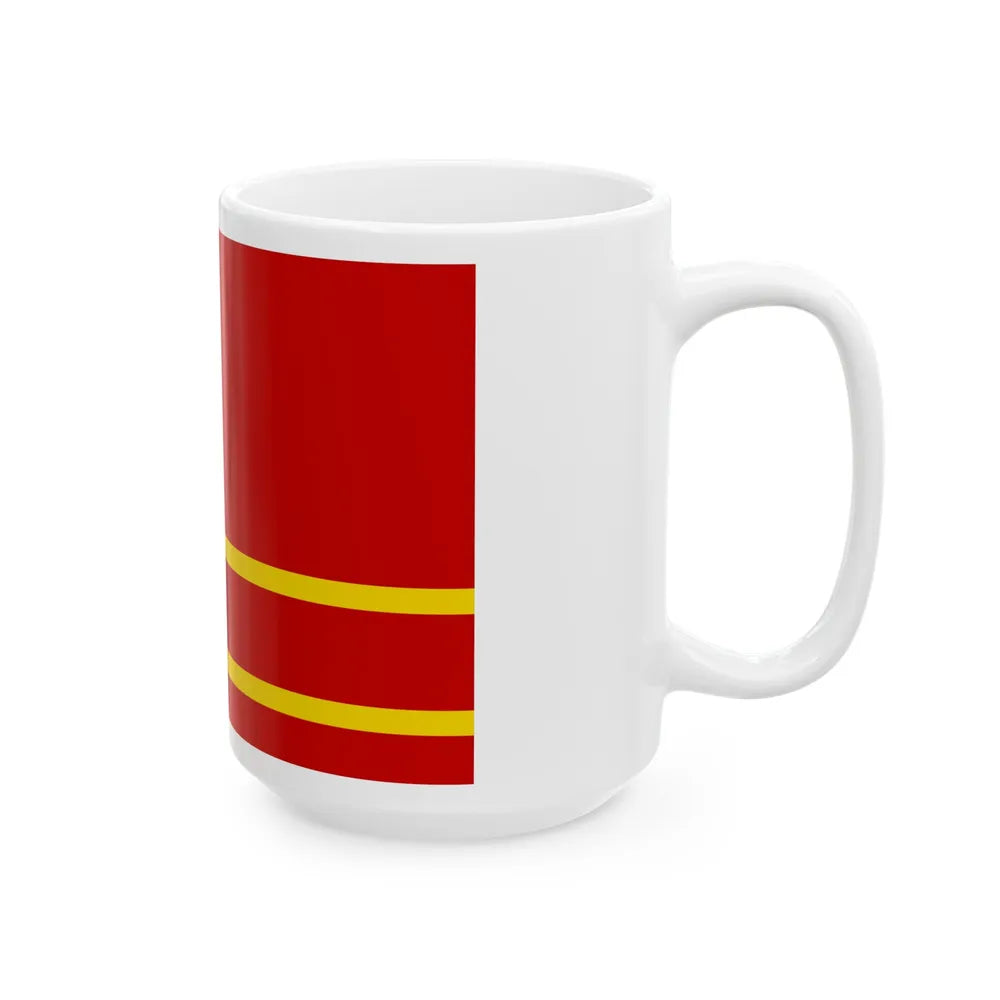 Flag of Smolensk Oblast Russia - White Coffee Mug-Go Mug Yourself