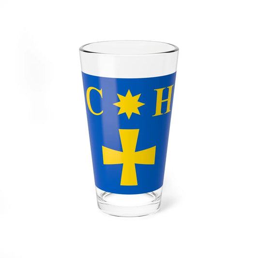 Flag of Smozhe (Ukraine) Pint Glass 16oz 16oz - Go Mug Yourself
