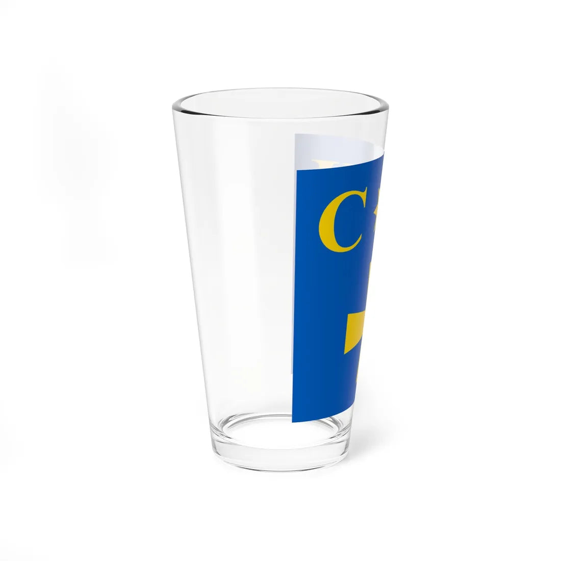 Flag of Smozhe (Ukraine) Pint Glass 16oz - Go Mug Yourself