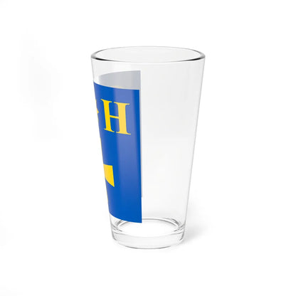 Flag of Smozhe (Ukraine) Pint Glass 16oz - Go Mug Yourself