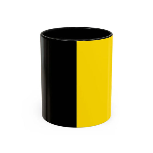 Flag of Sneek the second city of the province of Friesland Netherlands - Accent Coffee Mug 11oz Black - Go Mug Yourself