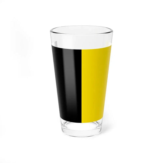 Flag of Sneek the second city of the province of Friesland Netherlands - Pint Glass 16oz 16oz - Go Mug Yourself