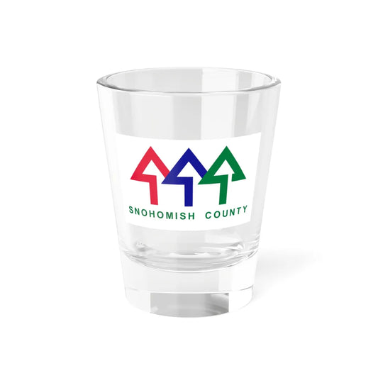 Flag of Snohomish County Washington (United States) Shot Glass 1.5oz 1.5oz - Go Mug Yourself