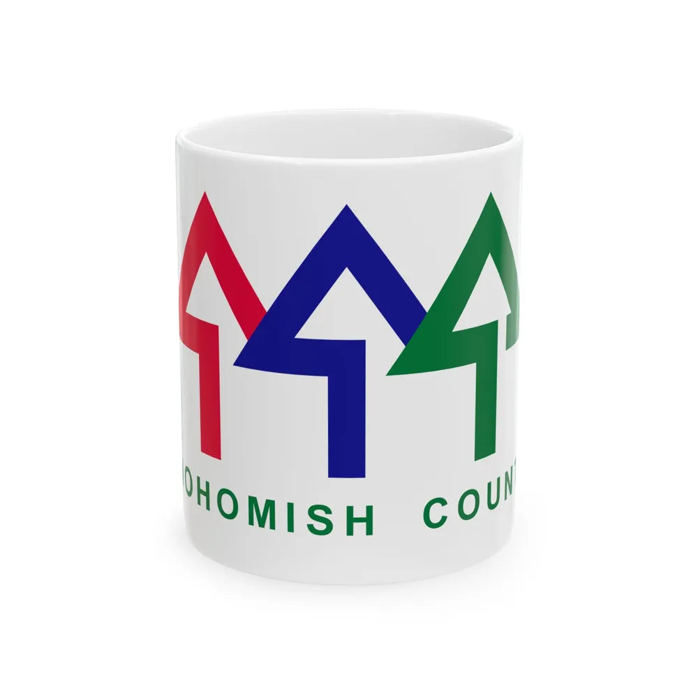 Flag of Snohomish County Washington (United States) White Coffee Mug 11oz - Go Mug Yourself