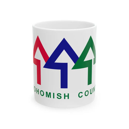 Flag of Snohomish County Washington (United States) White Coffee Mug 11oz - Go Mug Yourself