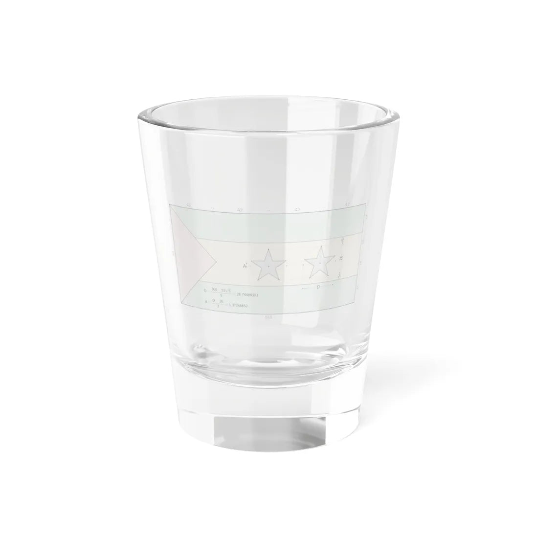 Flag of São Tomé and Príncipe construction sheet Shot Glass 1.5oz 1.5oz - Go Mug Yourself