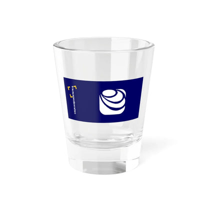 Flag of Social Democracy Serbia (Serbia) Shot Glass 1.5oz 1.5oz - Go Mug Yourself