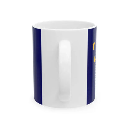 Flag of Social Democracy Serbia (Serbia) White Coffee Mug - Go Mug Yourself